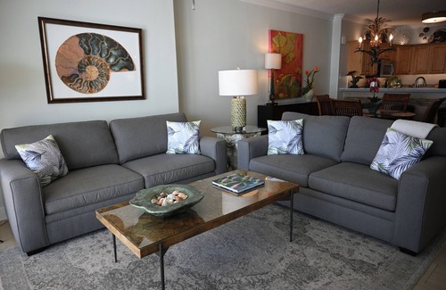 West Panama City Beach Condominio | Precioso condominio de Tropic Winds - Servicio de playa gratuito - ¡Gran balcón - Netflix!
