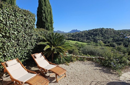 Valescure Villa | Beautiful view over mountains and golf course, swimming pool, sleeps 6