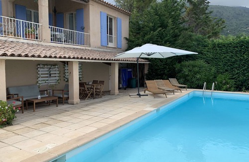 Seillans Villa | Beautiful Villa, big pool, overlooking valley, walking distance to town.