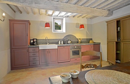 Vivo dʼOrcia Casa | Estupenda casa de vacaciones para 5 personas con WIFI, piscina, TV, patio y aparcamiento