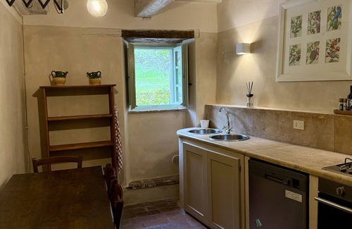Vivo dʼOrcia Villa | Maravillosa casa de vacaciones con WIFI, piscina, TV, vista panorámica y aparcamiento