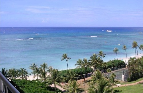 Waikiki Condominio | Hermoso Waikiki Shore Condo. Espectaculares vistas al mar y al atardecer Vistas