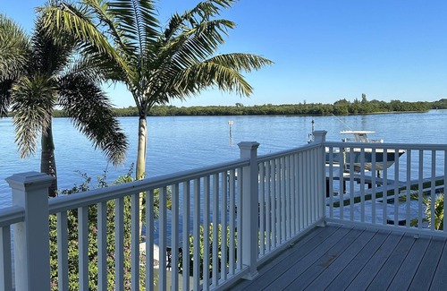 Shore Acres Casa | Beautiful Waterfront Home w/private pool and boat dock!