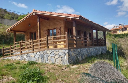 Villaluenga Casa | Preciosa casa de madera con impresionantes vistas