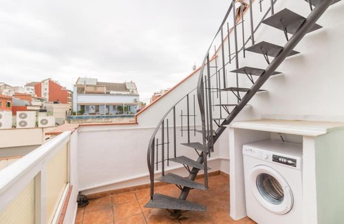 Sant Andreu Apartamento | BeBarceloner Sant Andreu Apartments - Attic with terrace