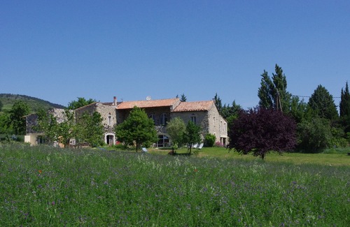 Alba-la-Romaine Casa | Cama y desayuno La grange au Negre chambre Méditerranée