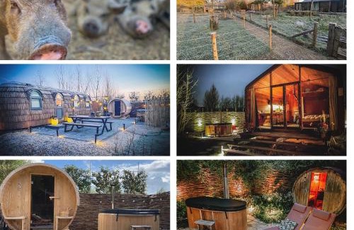 Almere Casa | Bed & Wellness Klein Knorrestein with private hottub and sauna and tandembike rental included in price