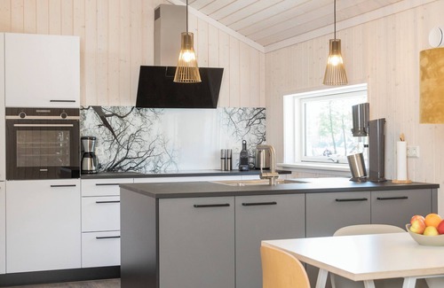 Rheinsberg Casa | Behagliches Holzhaus mit Sauna im Skandi-stil am Großen Zechliner See