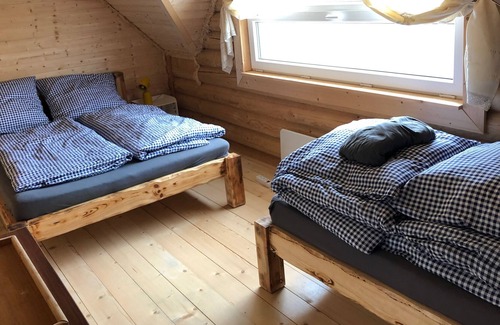 Jastrzebia Gora Casa | BeHappy Woodhouse cabaña de madera sauna y jacuzzi Jastrzębia Góra Gdansk cerca