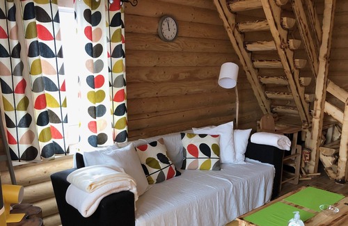 Jastrzebia Gora Casa | BeHappy Woodhouse cabaña de madera sauna y jacuzzi Jastrzębia Góra Gdansk cerca