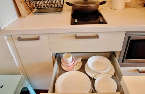 Shuangjing Cama Y Desayuno | Beijing CBD - Studio Apartment Queenbeds