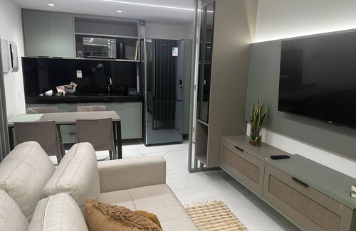 Joao Pessoa Apartamento | Beira-mar do Cabo Branco, Unity 16. Espetacular com Jacuzzi Privativa