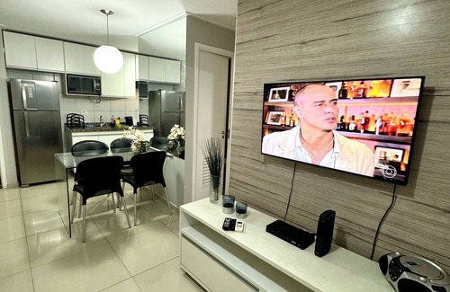 Pajucara Apartamento | Apartamento Beira Mar de Pajuçara - Piscina, Sauna, Gimnasio, Wi-Fi