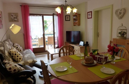 Ribeauville Casa | Bel appartement 2 pièces, balcon, garage gratuit