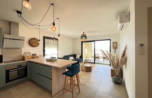 Propriano Apartamento | Bel'orizonte C, 100m des Plages et vue mer