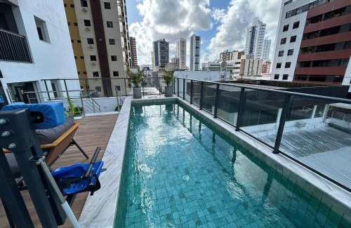Loteamento Oceania II Apartamento | Bela Hospedagem - #1701 Simple Manaira, linda vista da cidade e do mar