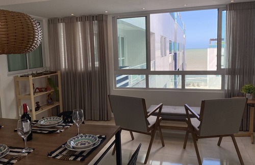 Bessa Apartamento | Bela Hospedagem - Foot in the sand, pool and sea view