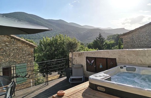 Mollans-sur-Ouveze Casa | Belle maison Provence/grand spa/vue panoramique