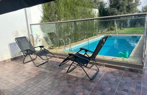 Oulad Azzouz Casa | Belle villa spacieuse et calme avec piscine à 7min de la plage en voiture