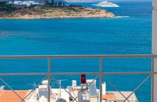 Agios Nikolaos Casa | Bellevue Suites Apartment 1 with Sea View
