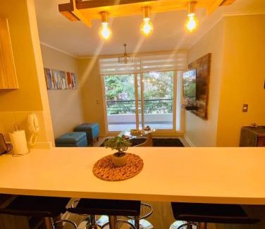 Pucon Apartamento | Bello departamento Camino al Volcán 2D 2B Full equipado
