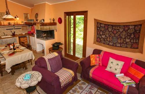 Graffignano Cabaña | Moderna casa de campo con piscina