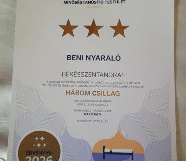 Bekesszentandras Apartamento | BENI NYARALÓ