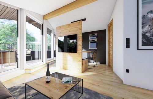 Saalbach-Hinterglemm Apartamento | Piso Bergzeit directamente en la pista de esquí
