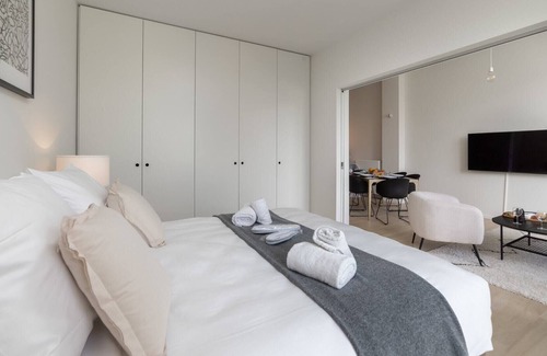 Saint-Josse-ten-Noode Apartamento | Beriot IV - Dos Habitaciones Piso, Capacidad 6