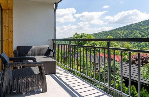 Meszna Apartamento | Beskid Apartment 11 z widokiem na góry, Sauna, Jacuzzi