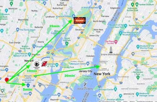 Hillside Apartamento | Best EWR Airport Studio-Hot Tub-Free Parking