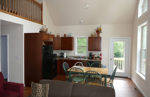Hawley Chalet De Esquí | Vista del atardecer WALLENPAUPACK LAKEFRONT Chalet W Dock / AC - Grandes puestas de sol / Privado