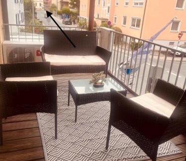 Bayreuth Apartamento | Beste Lage im Zentrum und am Hofgarten 150qm mit Klima, 2xBalkon, Aufzug, Familienfreundlich