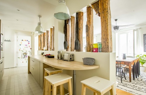 11th Arrondissement Apartamento | Between the Beams - Tres Habitaciones Piso, Capacidad 4