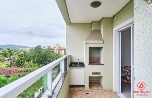 Barra da Lagoa Apartamento | BH56 Conforto, AR, Varanda Gourmet e Vista Linda