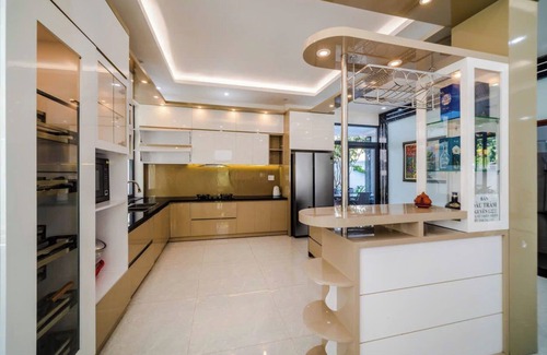Vung Tau Villa | Jardín junto al mar en la playa de Long Cung.