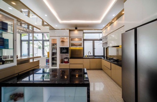 Vung Tau Villa | Jardín junto al mar en la playa de Long Cung.