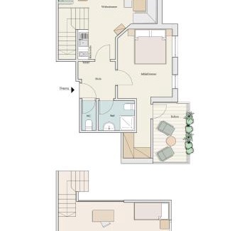 Seefeld in Tirol Apartamento | Bichlhof Appartements, mit Wellness im Hotel Charlotte