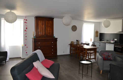 Bielle Apartamento | Bielle, apartamento con jardín y garaje