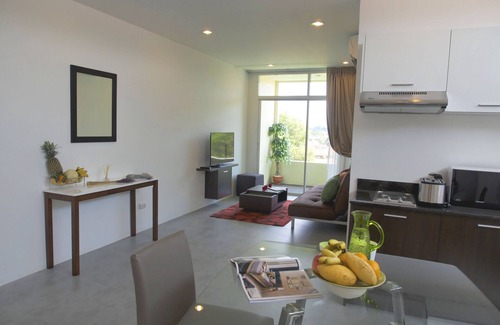 Phuket Apartamento | Gran 1 dormitorio 60 metros cuadrados Vista abierta Phuket Muai Thai Area, Central Festival, ciudad