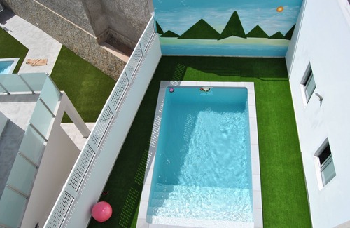 Mogan Villa | Big Villa Tauro with Private Heated Saltwater Pool & jacuzzi & BBQ & Game Room
