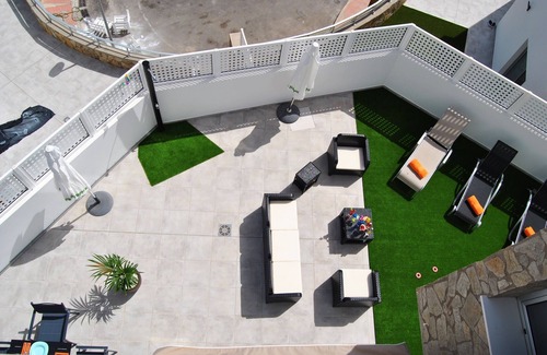 Mogan Villa | Big Villa Tauro with Private Heated Saltwater Pool & jacuzzi & BBQ & Game Room