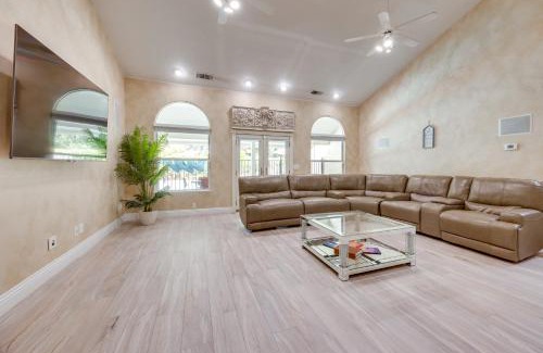 Clovis Casa | Billiards and Private Pool Bright Clovis Home!