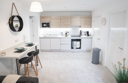 Sheffield Apartamento | Apartamento-De Lujo-Baño con bañera-Vista al patio-Deluxe