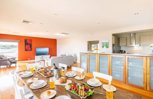 Anna Bay Casa | Birubi Point House, 56 Ocean Ave - stunning water views, ducted air con