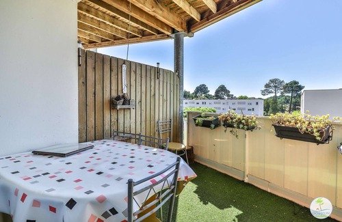 Biscarrosse Apartamento | Biscarrosse Bourg Joli T3 dans résidence avec piscine