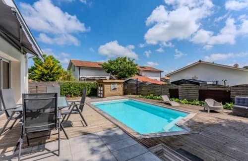 Biscarrosse Casa | Biscarrosse: Maison 5 chambres avec piscine privée - FR-1-521-258