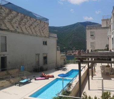 Dobrota Apartamento | Biser lux - Kotor Bay - Sea view & Swimming Pool
