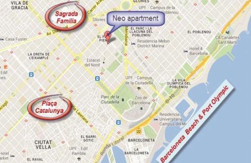 el Fort Pienc Apartamento | BizFlats Garden House