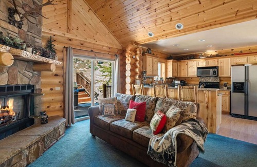 Castle Glen Estates Casa | Black Bear Castle | Luxe Log Cabin | Spa | Games